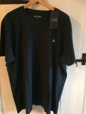 Image of Jack Wills Men's Sandleford T-Shirt Size XL. Colour-Navy Blue. New with Tags.