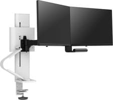 Image of ERGOTRON TRACE™ DUAL MONITOR ARM WHITE UP TO 27" 4.05–10.75 LBS EACH BEST ONE