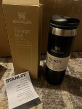 Image of STANLEY AEROLIGHT TRANSIT MUG 0.47L GREY INSULATED TRAVEL