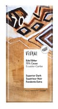 Image of Vivani Superior Dark 70% Chocolate 100g x Pack of 10