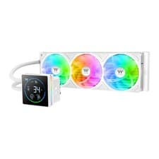 Image of Thermaltake TH360-S V3 ARGB AIO Hydro CPU Cooler, White, 3 x 120mm ARGB Fans, LC