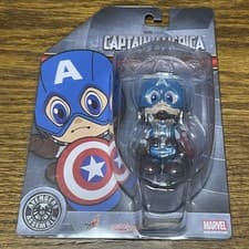 Image of Hot Toys Cosbaby Marvel Avengers Assemble Captain America Figure New
