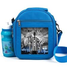 Image of Personalised Newcastle Lunch Bag Boys Football School Childrens Lunchie AF90
