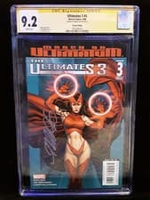 Image of Ultimates 3 # 3 1:20 Frank Cho Variant Scarlet Witch CGC 9.2 SS Signed by Cho