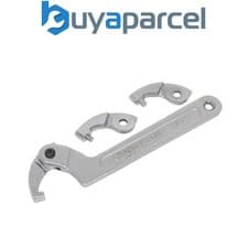 Image of Sealey SMC2M Adjustable C-Spanner Hook & Pin Wrench Set 32-76mm 4pc