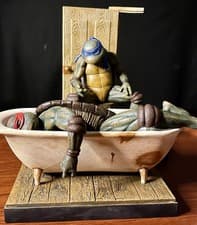 Image of Teenage Mutant Ninja Turtles 90's Movie Collectable Figures Leonardo Raphael