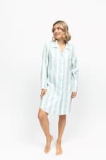 Image of Cyberjammies Francesca Striped Nightshirt - Mint