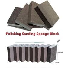 Image of Wet Dry Sanding Block Manual Grinding Abrasives Sandpaper Sponge Block Washable