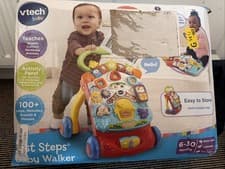 Image of VTech First Steps Baby Walker Push-Along Toy with Shapes and Sounds