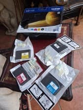 Image of Genuine Brother LC1100 Black/Cyan/Magenta/Yellow Ink Cartridge Multipack