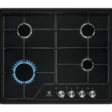 Image of 7332543698561 Electrolux EGS6424K hob Black Built-in 60 cm Gas 4 zone(s) Electro
