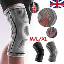 Image of The Ultra Knee Elite Knee Sleeve Brace Total Compression Orthotics for Sports