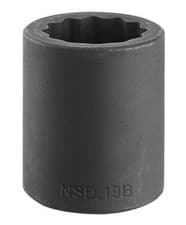 Image of Facom NSD.8B 1/2″ Drive Bi-Hexagon (12-Point) Metric Impact Socket 8mm