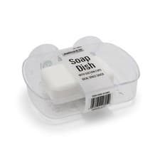 Image of Clear Suction Soap Dish – Wall Mounted Bathroom & Kitchen Soap Holder
