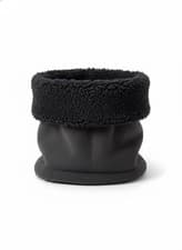 Image of Men-women Fleece knit Neck Warmer Multipurpose Winter Ski Soft Cosy Lined Snood