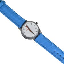 Image of Mondaine Classic Quartz White Dial Textile Bracelet Watch A658.30323.17SBD
