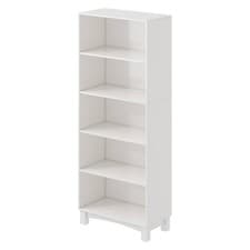 Image of 5 Tier Wooden Bookcase Tall Bookshelf Storage Shelving Unit Display Office Home