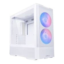 Image of Lian Li LANCOOL 207, White, Mid Tower Chassis w/ Tempered Glass Window, 2x 140mm