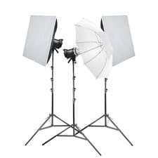 Image of GODOX MS300-V Studio Flash Three Head Lighting Kit