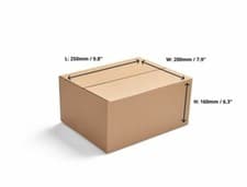Image of 250mm x 200mm x 160mm Double Wall Cardboard Boxes