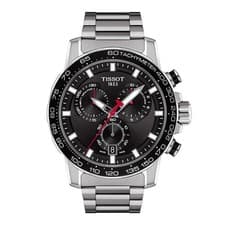 Image of Unused TISSOT Supersport Chrono T125.617.11.051.00 Black Men Watch in Box