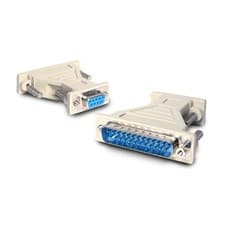 Image of StarTech AT925FM DB9 to DB25 Serial Cable Adapter - F/M , Beige F/M Single