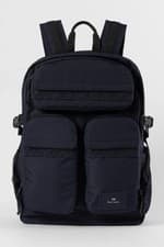 Image of PAUL SMITH PS ZIPPED MULTI POCKET POLYESTER BACKPACK NAVY BLUE RRP £300 BNWT