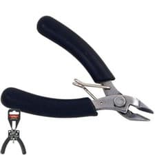 Image of Neilsen 94mm Precision Flush Mini Wire Side Cutter Pliers Cable Snips