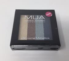 Image of MUA 5.9g Quad EYESHADOW Extreme Metallics Eye Makeup | SHOW STOPPER