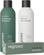 Image of Regrowz Miracle Hair Care Gift Set - Hair Thickening Shampoo (225ml), Volume Co
