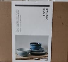 Image of Denby Studio Blue 12 Piece Set Dinner Set