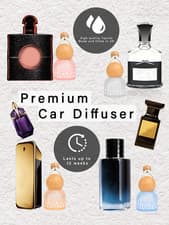 Image of Car Air Freshener Oil Diffuser -  Designer Perfume - Strong Long Lasting