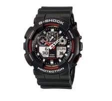 Image of Casio G-Shock GA-100-1A4 Analog Digital Watch 200m Shock Resistant UK Quartz Men