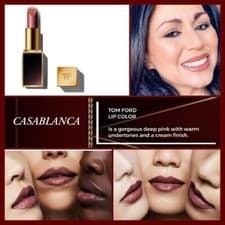 Image of TOM FORD LIP COLOR LIPSTICK #03 CASABLANCA MINI SIZE 1G/.03OZ NEW