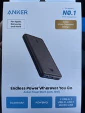 Image of Anker PowerCore Lite 20000 20000mAh Portable Charger Power Bank Black (WIRELESS)