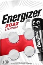Image of ENERGIZER CR2032 BATTERIES, LITHIUM COIN, 4-PACK
