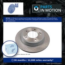 Image of 2x Brake Discs Pair Solid Rear 262mm ADG043195 Blue Print Set 58411A6300 Quality