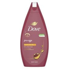 Image of Dove Pro Age Body Wash Shower Gel Body Cleanser with plant based moisturisers