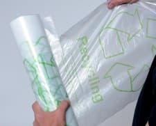 Image of Acorn Heavy Duty Tough 'Green Bin' Liners (reusable) Capacity 60 Litres Printed