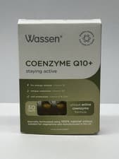 Image of Wassen Coenzyme Q10 and Vitamin E 30 Tablets | Staying Active Energy Release