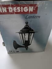 Image of Outdoor Wall Lantern Light – Black Vintage Sconce |
