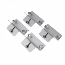 Image of SET OF 4 SOLAR PANEL BRACKETS FOR ROOF OR SURFACE MOUNTING