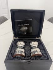 Image of Cole & Mason Knightsbridge Limited Edition Silver Salt & Pepper Mill Set New