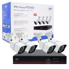 Image of 4 Camera CCTV System 4CH DVR 5MP HD Home Outdoor Security Kit Brand New