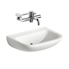 Image of Armitage Shanks Contour 500mm Wall hung Basin 0 Tap Holes S215401