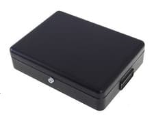 Image of A4 Security Cash Document Storage Safety Deposit Secure Lock Key Safe Box Metal
