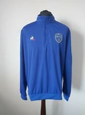 Image of Le Coq Sportif Men's ESTAC Training Sweatshirt Size XL Cobalt Blue Brand New