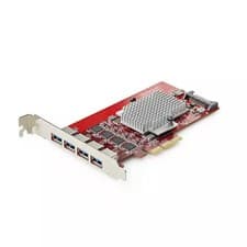Image of StarTech 4-Port USB-A PCIe Card USB 3.2 10Gbps PCI Express 3.0 Expansion Card...