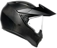Image of AGV AX9 MATT CARBON MOTORCYCLE QUAD TRAILS DAKAR OFF ROAD ADVENTURE CRASH HELMET