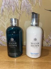 Image of MOLTON BROWN BLISSFUL TEMPLETREE BATH & SHOWER GEL & BODY LOTION DUO 300ml  New